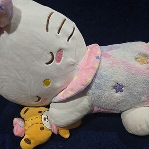Adorable Plush Hello Kitty With Teddy Bear